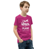 Youth Airline Videos PLANE SPOTTER t-shirt