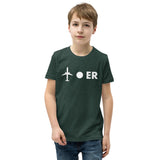 Youth Airline videos PLANE - SPOT -ER t-shirt