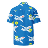 AIRLINE VIDEOS LIVE Unisex button shirt