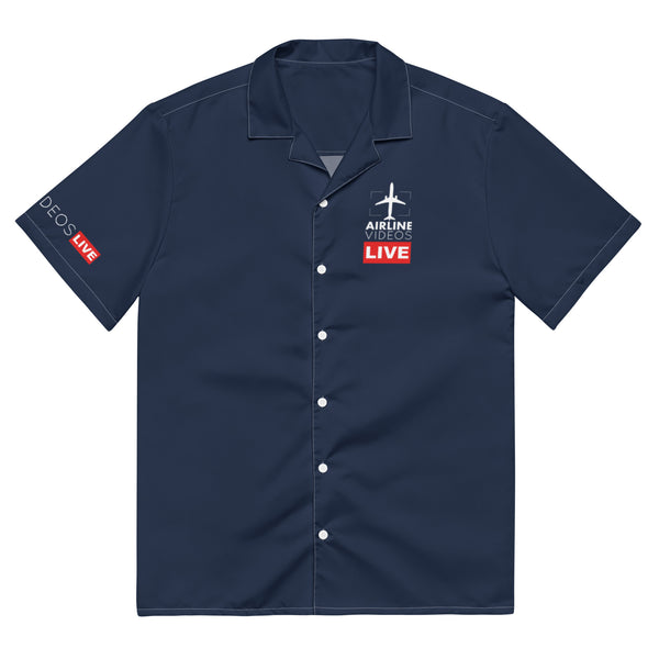 AVL (NAVY) Unisex button shirt