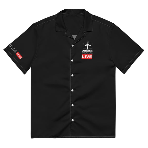 AVL (BLACK) Unisex button shirt