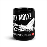 HOLY MOLY! Black Glossy Mug