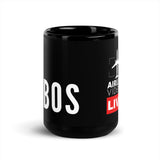 BOS TOWER Black Glossy Mug