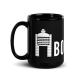 BOS TOWER Black Glossy Mug