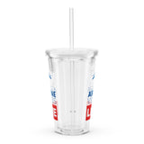 AVL Clear plastic tumbler