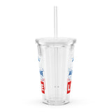 AVL Clear plastic tumbler