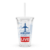 LAX RETRO Clear plastic tumbler