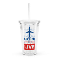 AVL Clear plastic tumbler