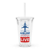 AVL Clear plastic tumbler