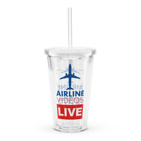 AVL Clear plastic tumbler