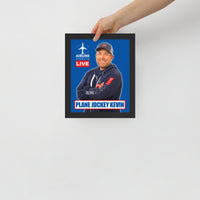 PLANE JOCKEY KEVIN Framed poster