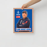 PLANE JOCKEY KEVIN Framed poster