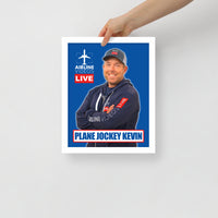 PLANE JOCKEY KEVIN Framed poster