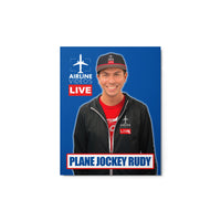 PLANE JOCKEY RUDY Metal prints