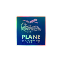 PLANE SPOTTER Holographic stickers