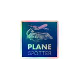 PLANE SPOTTER Holographic stickers