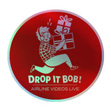 DROP IT BOB (RED) Holographic stickers