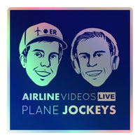 PLANE JOCKEYS Holographic stickers