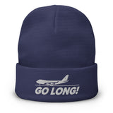 GO LONG! Embroidered Beanie