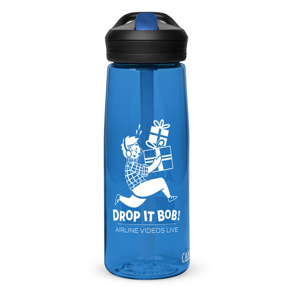 DROP IT BOB! (BLUE) Sports water bottle
