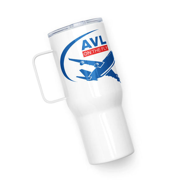AVL ON THE FLY Travel mug with a handle