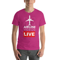 AIRLINE VIDEOS LIVE Unisex t-shirt