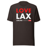 LOVE LAX Unisex t-shirt