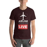 AIRLINE VIDEOS LIVE Unisex t-shirt