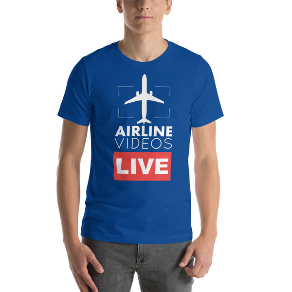 AIRLINE VIDEOS LIVE Unisex t-shirt
