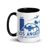 LOS ANGELES RETRO Mug with Color Inside