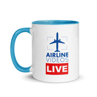 AIRLINE VIDEOS LIVE Mug with Color Inside