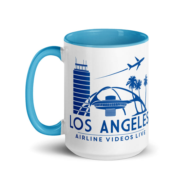 LOS ANGELES RETRO Mug with Color Inside