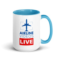 AIRLINE VIDEOS LIVE Mug with Color Inside