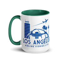 LOS ANGELES RETRO Mug with Color Inside