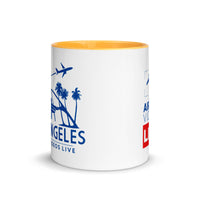 LOS ANGELES RETRO Mug with Color Inside