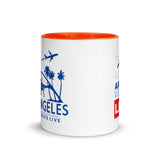 LOS ANGELES RETRO Mug with Color Inside