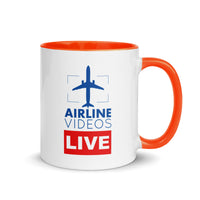 AIRLINE VIDEOS LIVE Mug with Color Inside