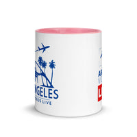 LOS ANGELES RETRO Mug with Color Inside