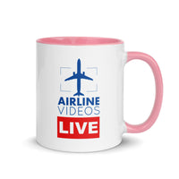 AIRLINE VIDEOS LIVE Mug with Color Inside