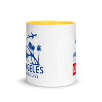 LOS ANGELES RETRO Mug with Color Inside