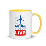 AIRLINE VIDEOS LIVE Mug with Color Inside