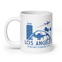 LOS ANGELES RETRO White glossy mug