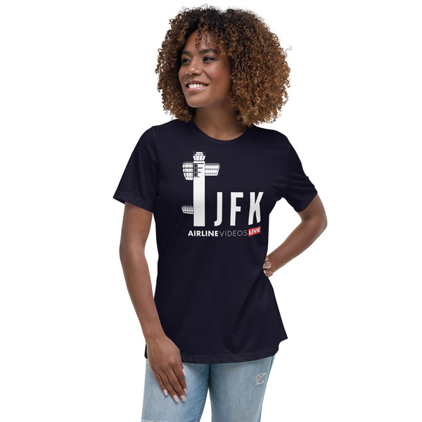JFK TOWER Women's Relaxed T-Shirt