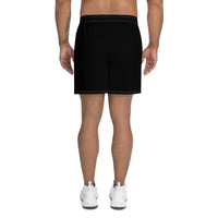 PLANE SPOTTER (BLACK) Men's Athletic Long Shorts