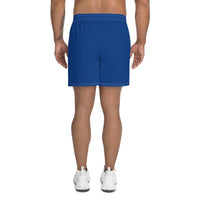 GO LONG (AVL) BLUE Men's Athletic Long Shorts