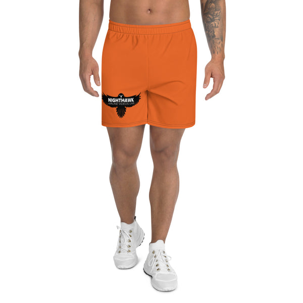 NIGHTHAWK (ORANGE) Men's Athletic Long Shorts