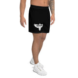 NIGHTHAWK (BLACK) Men's Athletic Long Shorts