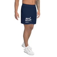 GO LONG (AVL) NAVY Men's Athletic Long Shorts