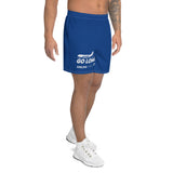 GO LONG (AVL) BLUE Men's Athletic Long Shorts
