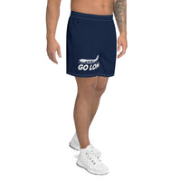 GO LONG (NAVY) Men's Athletic Long Shorts